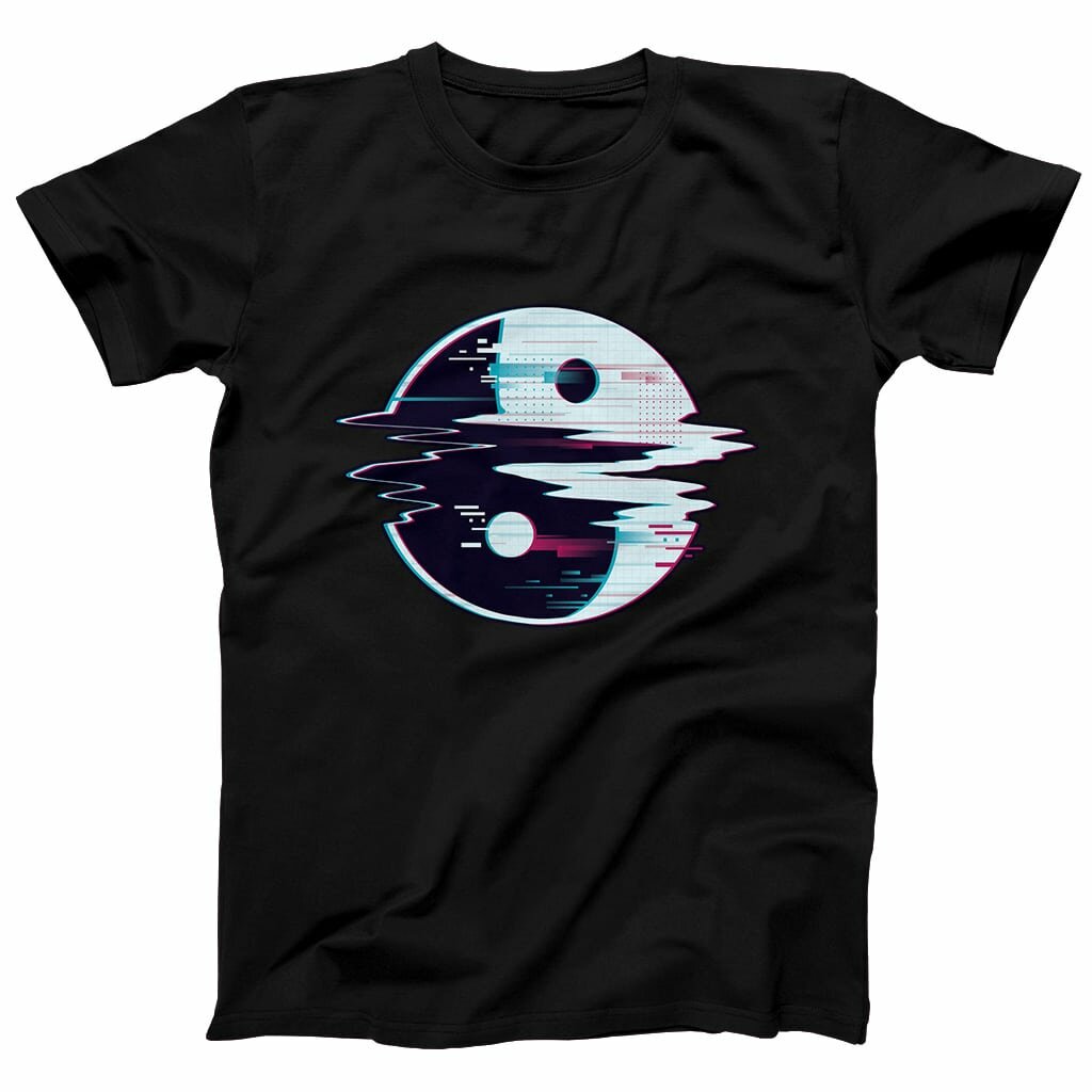 Glitch Yin Yang Unisex Tee