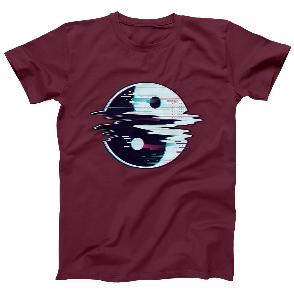 Glitch Yin Yang Unisex Tee