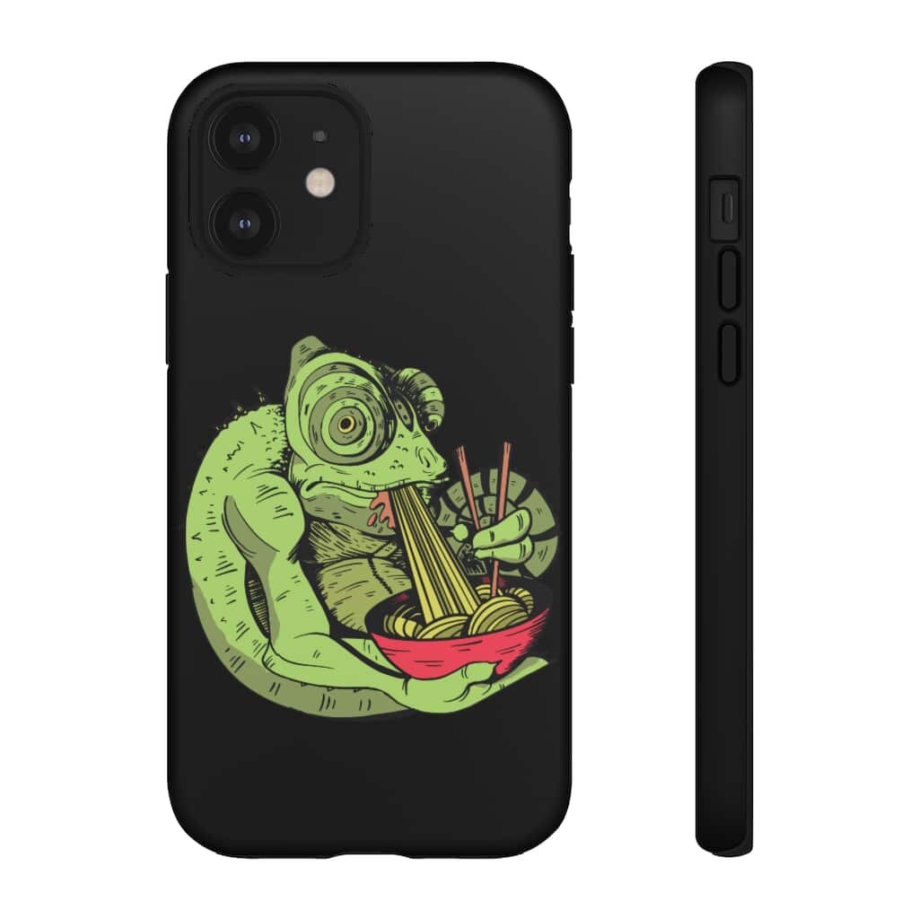 Lizard Loves Ramen Phone Case