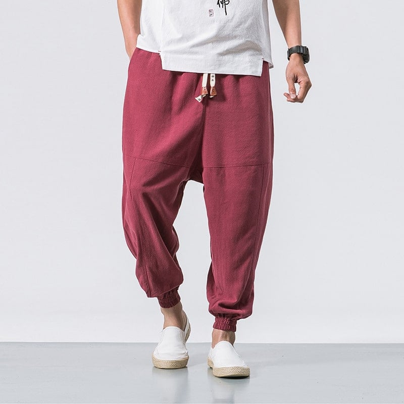 Buy Men's Japanese Style Pants, Mens Japanese Harem Pants 