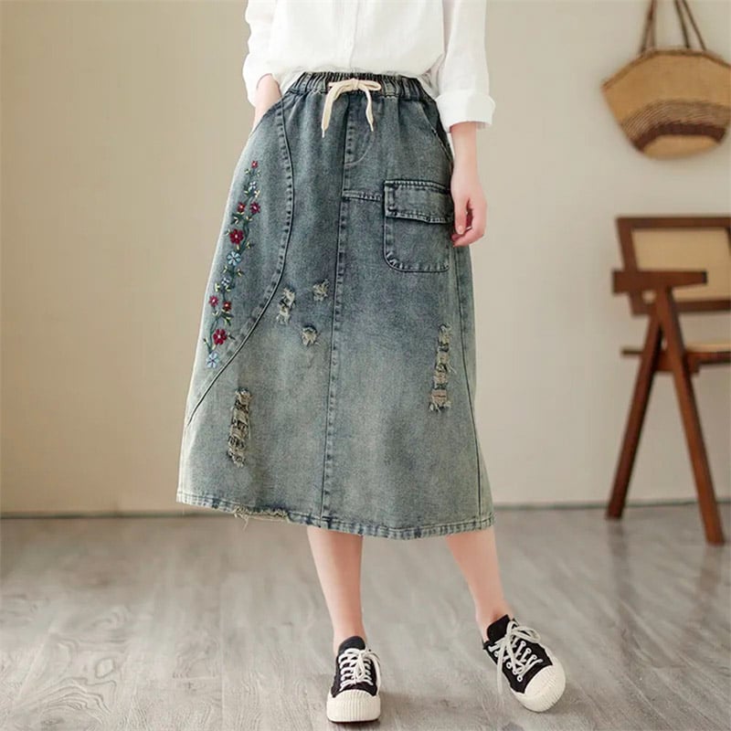 Kigoku Linen Skirt – Cherry Picks